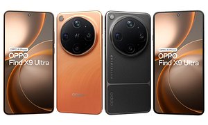 3D OPPO Find X9 Ultra Canyon Orange And Tundra Umber