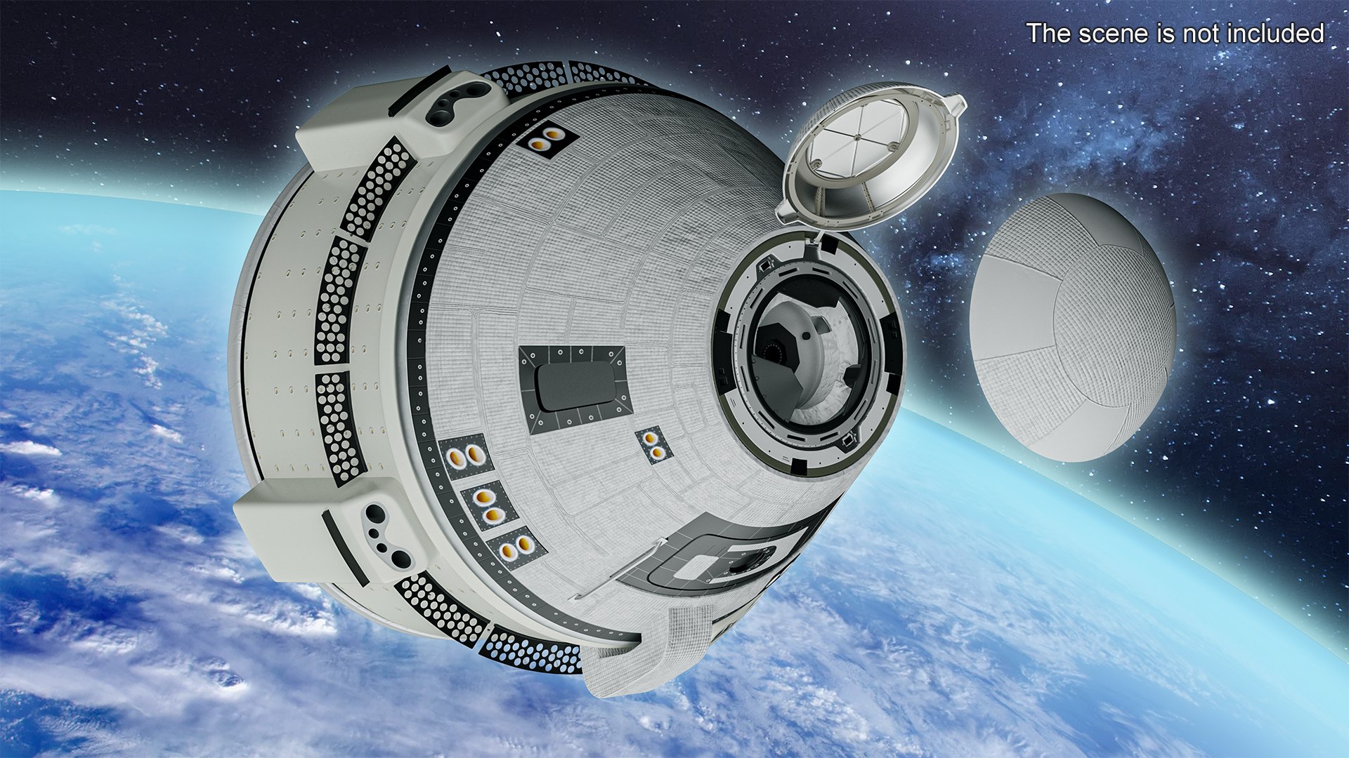 Spacecraft Transport Vehicle 3D model preview