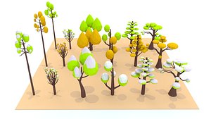 tree pack 3D model