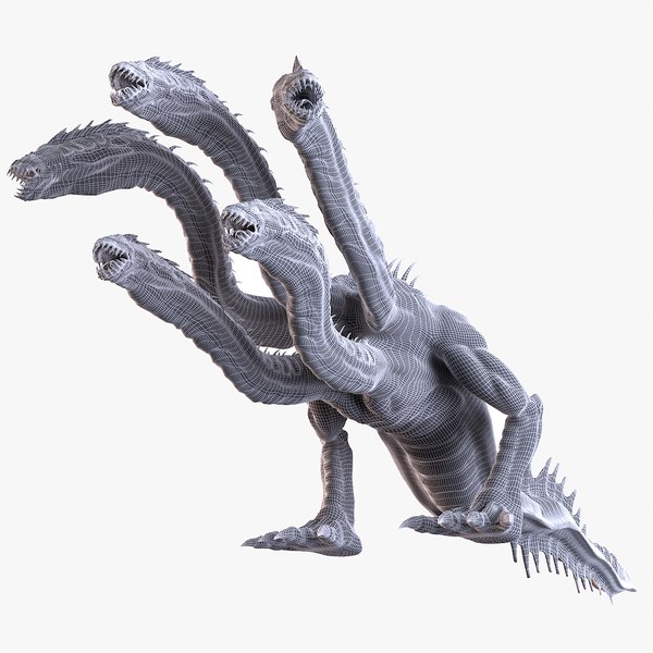 Hydra Sea Monster Base Mesh 3D model