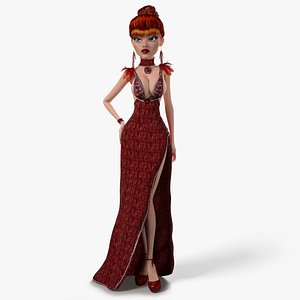 Katherina Rigged Character