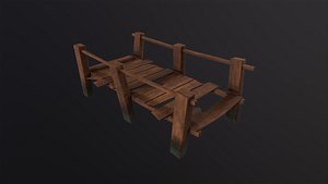 3D Wooden Dock