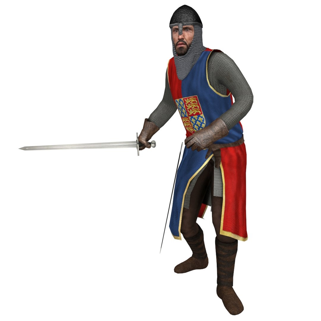 rigged medieval knight s helmet 3d max