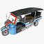 tuk-tuk rickshaw 3d c4d