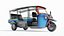 tuk-tuk rickshaw 3d c4d