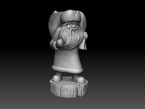 3d santa claus ded