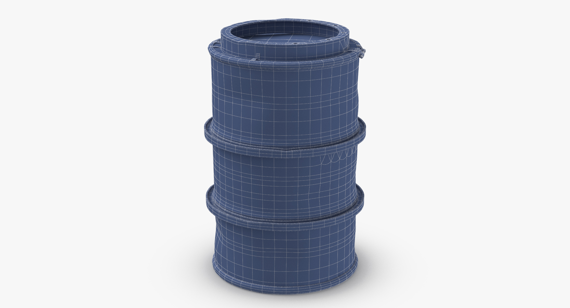 3d toxic waste drum 02 model