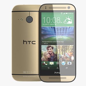 HTC One Mini 2 Gold 3D Model