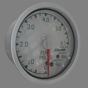 3ds max fuel pressure gauge