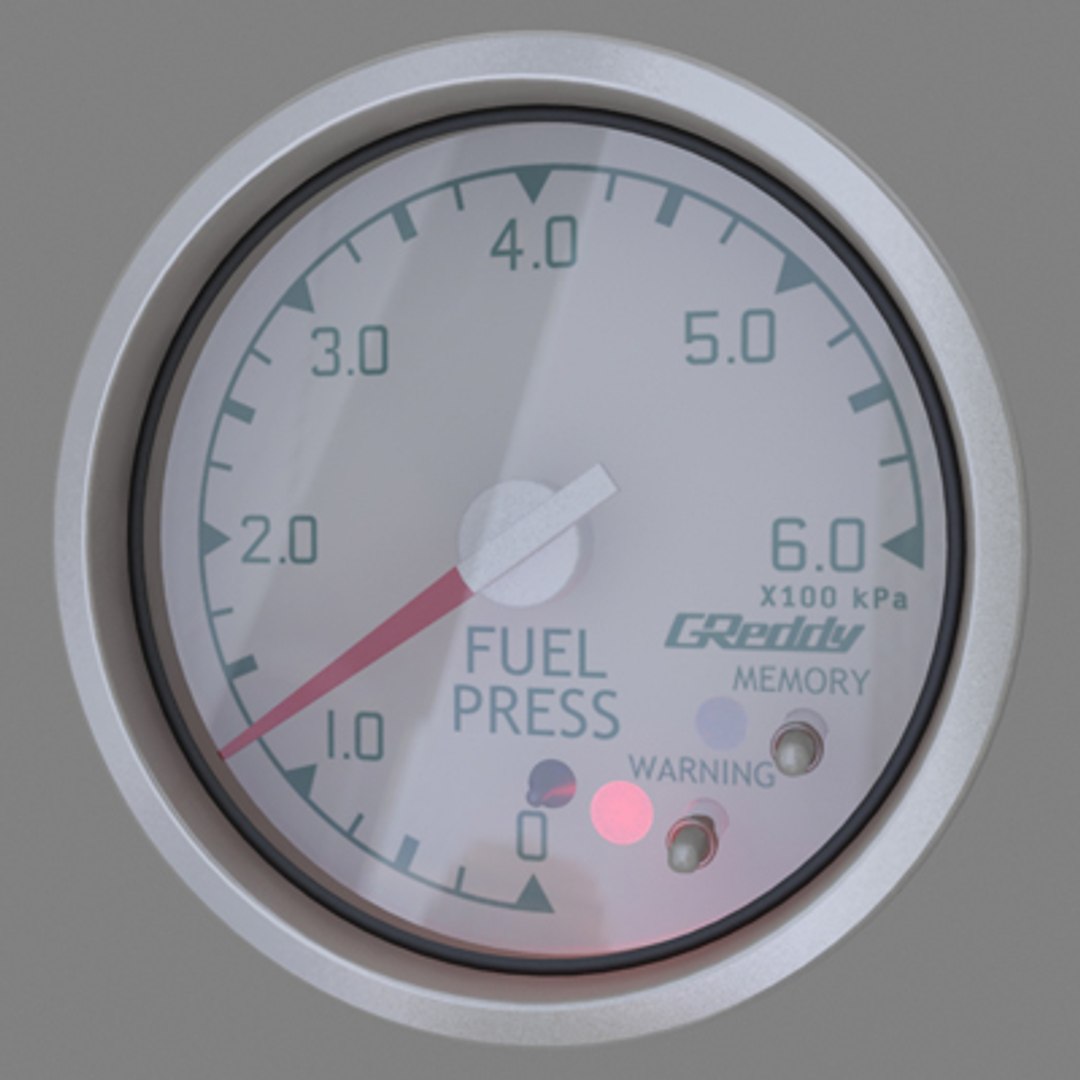 3ds Max Fuel Pressure Gauge