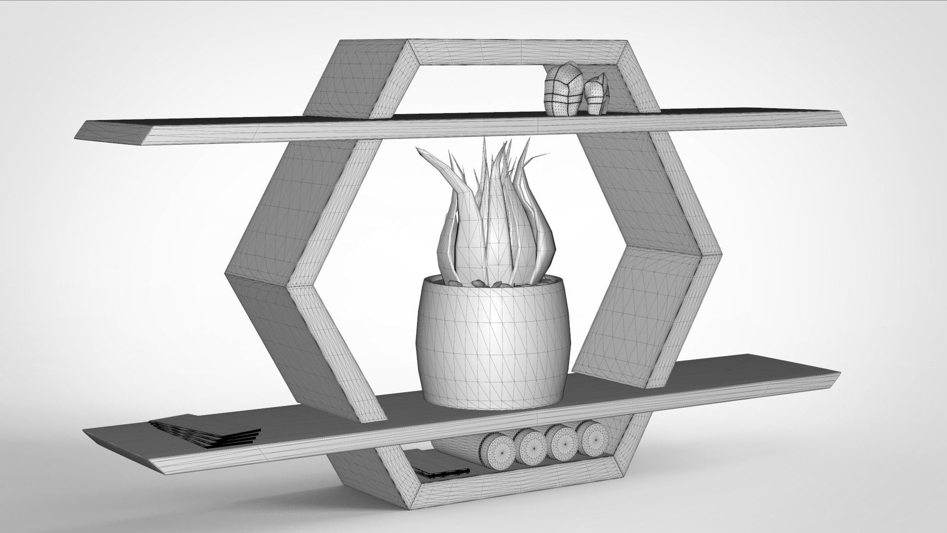hexagonal shelf 3D model https://p.turbosquid.com/ts-thumb/yT/fAWDTc/Lf/edges1/jpg/1648852580/1920x1080/fit_q87/4ff2df2f3604d4a2bb17c22c766615e3028d8d24/edges1.jpg
