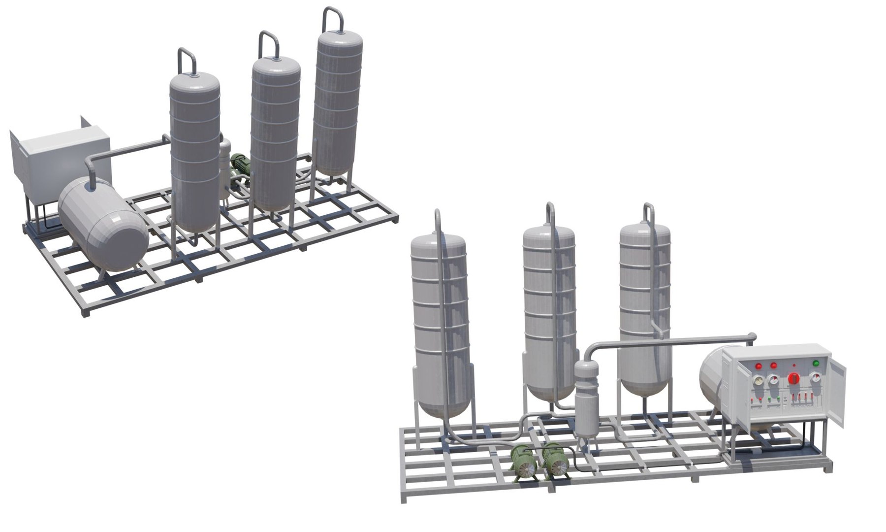 3D model Factory Units Pack - TurboSquid 1859021