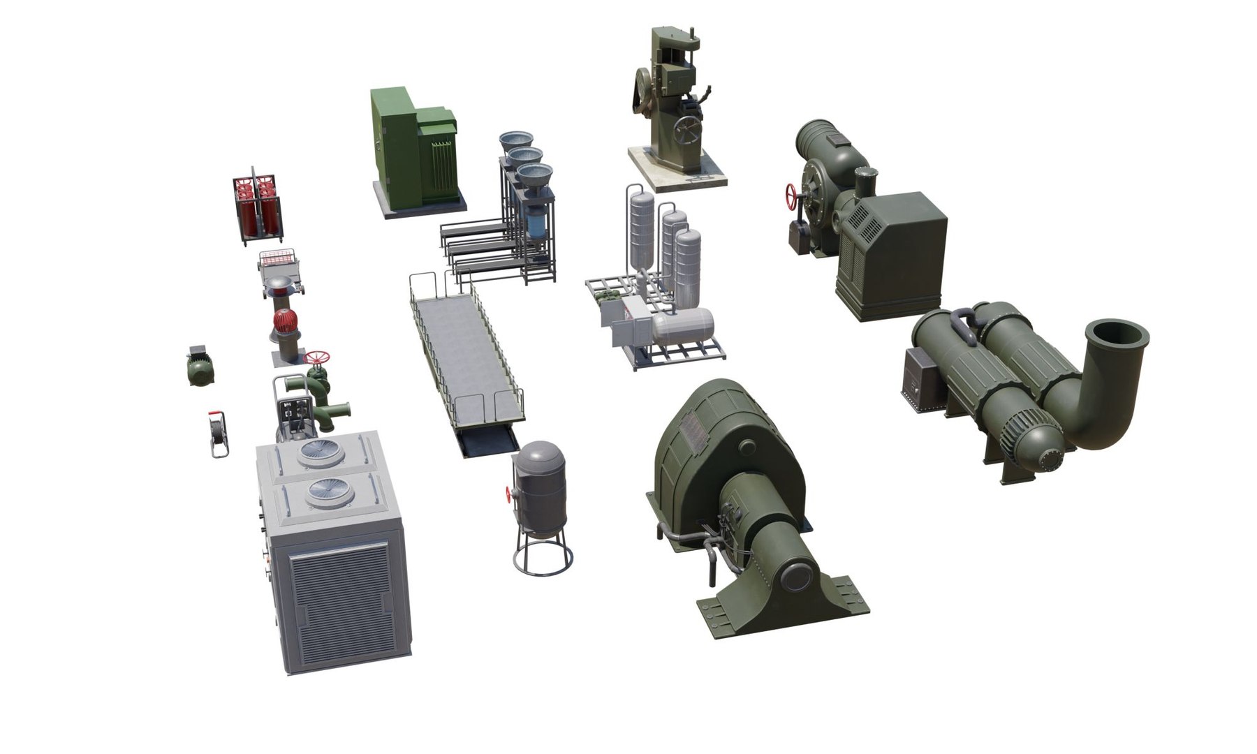 3D model Factory Units Pack - TurboSquid 1859021