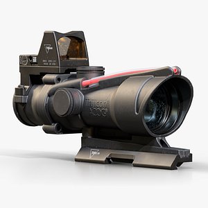 Acog 4x Scope 3D model