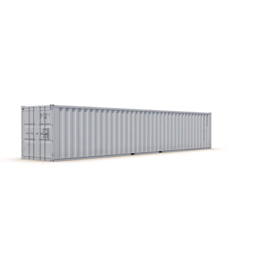 48 Ft Shipping Iso Container 3d 3ds