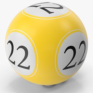 3D Bingo Ball 22