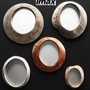 5 Piece Alexa Abstract Mirror Set by IMAX