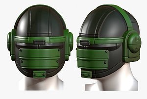 gas mask helmet 3D model