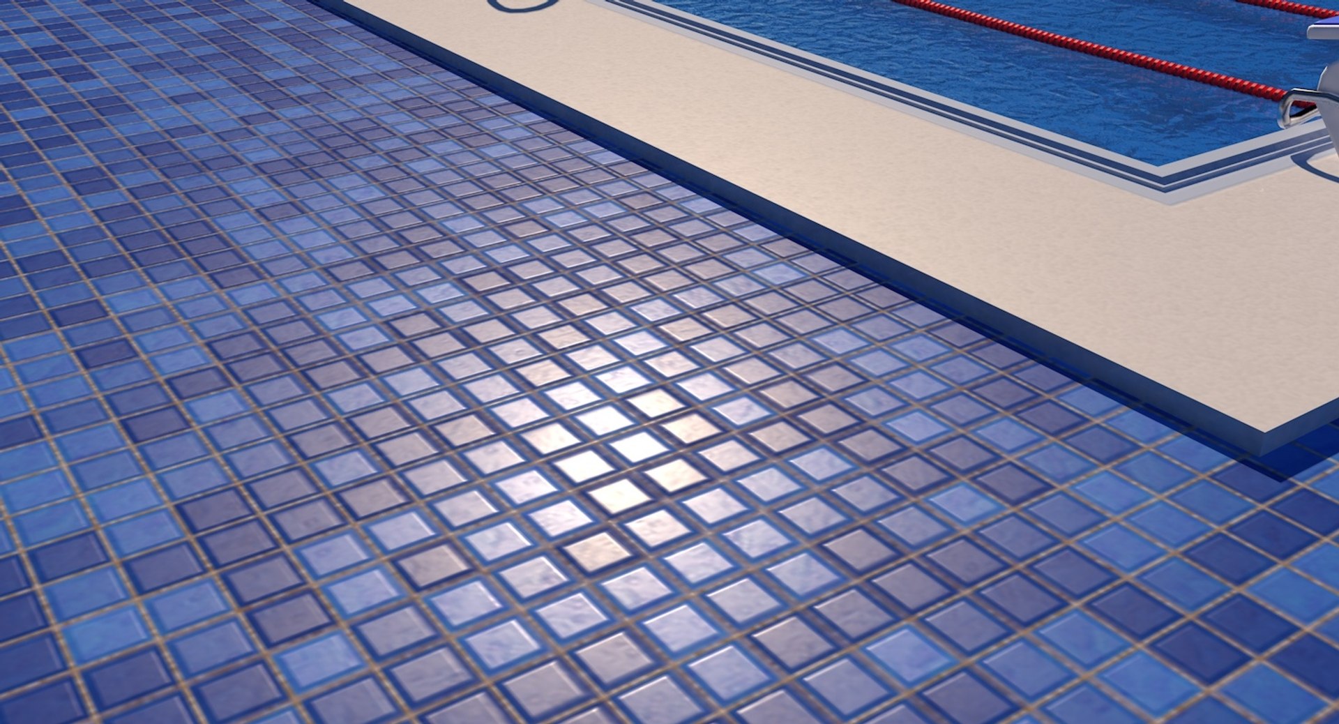 3D Olympic Swimming Pool - TurboSquid 1213624