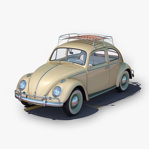 3D model Volkswagen Beetle 1962