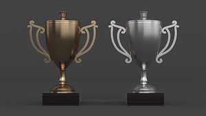 3D Trophy Cups