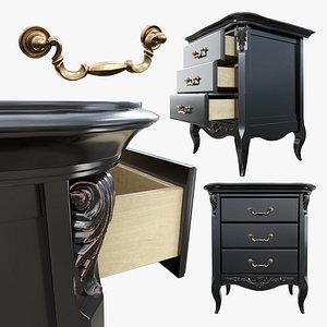 Bedside Table 3D