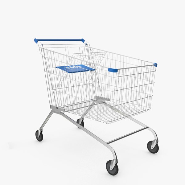 3D supermarket cart