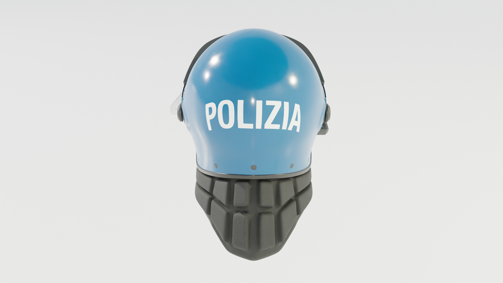 3D Italian Police Riot Helmet - TurboSquid 1747843
