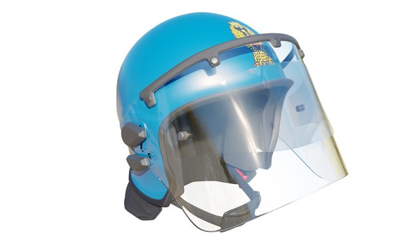 3D Italian Police Riot Helmet - TurboSquid 1747843