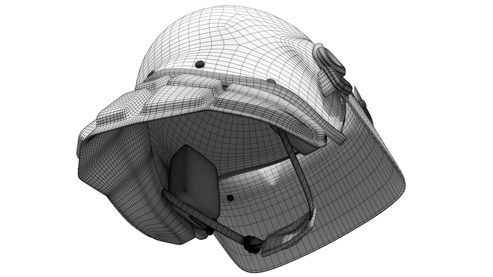 3D Italian Police Riot Helmet - TurboSquid 1747843