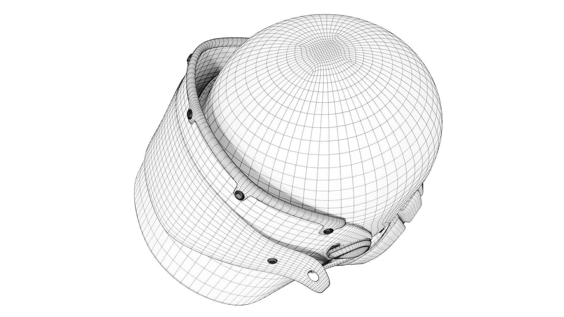 3D Italian Police Riot Helmet - TurboSquid 1747843