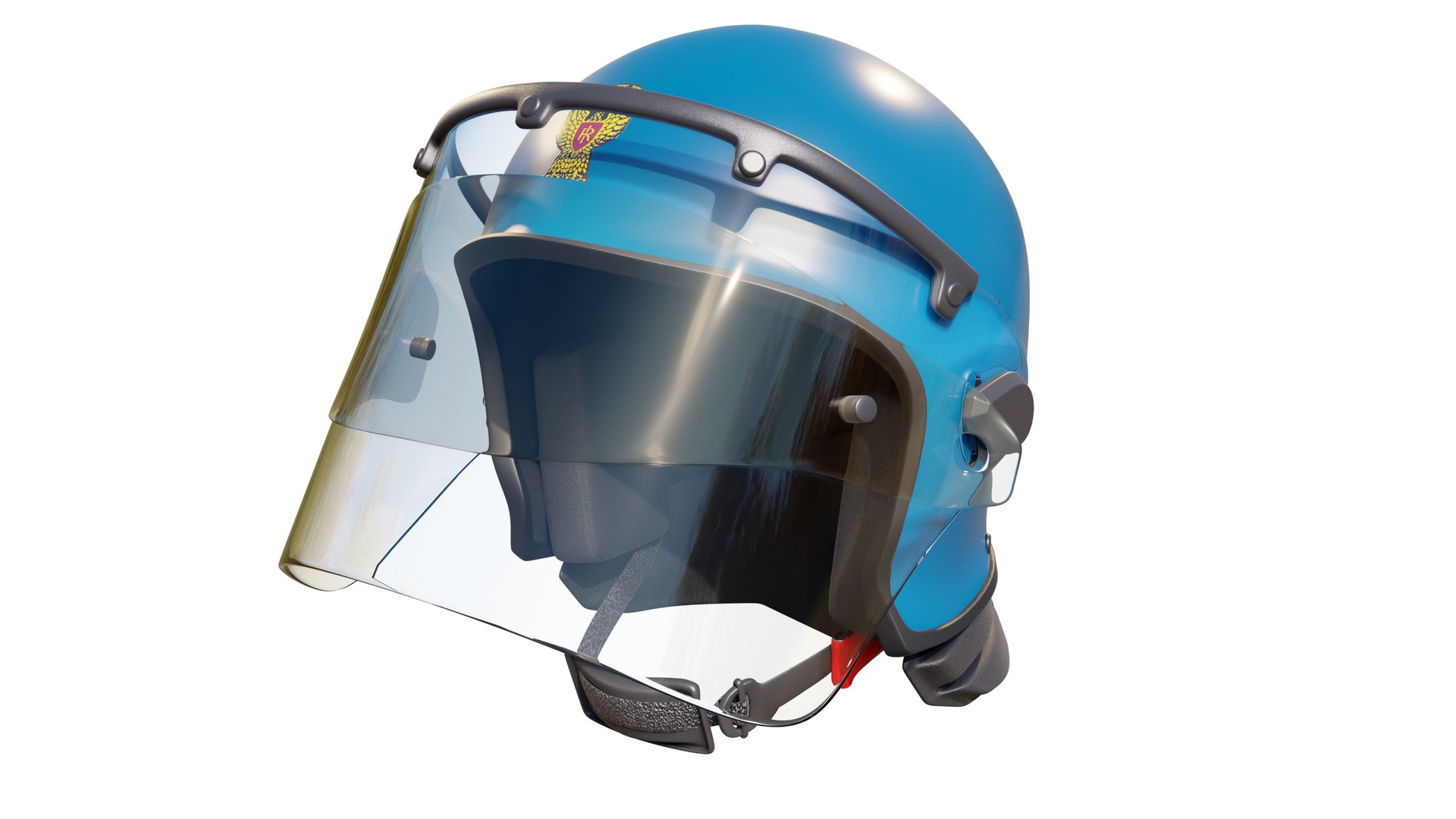 3D Italian Police Riot Helmet - TurboSquid 1747843