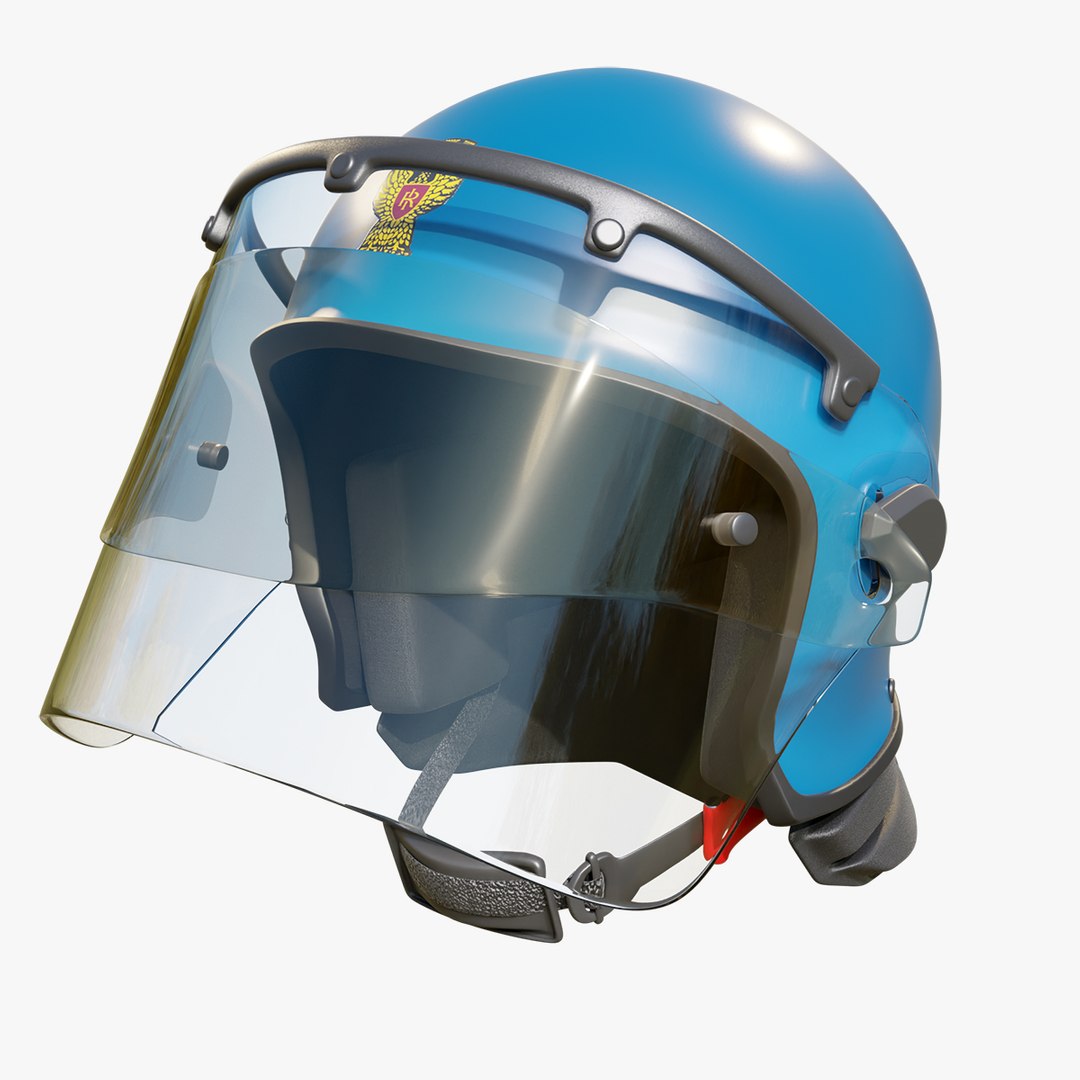 3D Italian Police Riot Helmet - TurboSquid 1747843