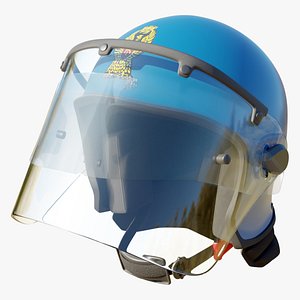 3D Italian Police Riot Helmet