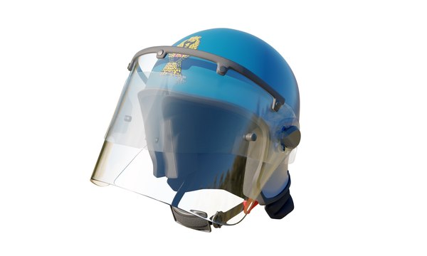 3D Italian Police Riot Helmet - TurboSquid 1747843