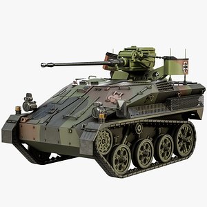 3D Wiesel 2 AWC PBR model