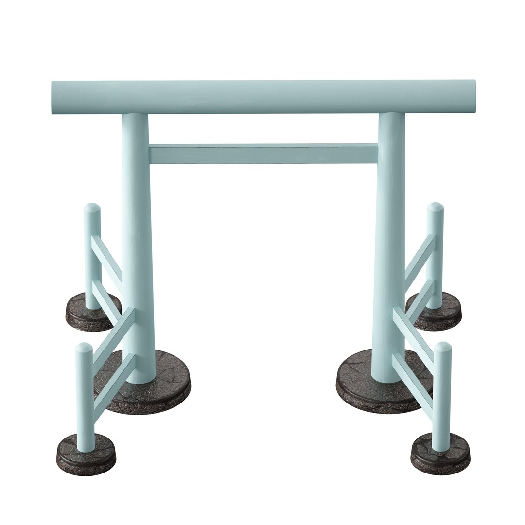 3D model Torii Japanese white gate arch to sacred temple https://p.turbosquid.com/ts-thumb/yU/5VxdOc/js/c0007/jpg/1741557297/1920x1080/fit_q87/45d69e174bea6def931d2a16f4d647638df182ec/c0007.jpg