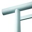 Torii Japanese white gate arch to sacred temple