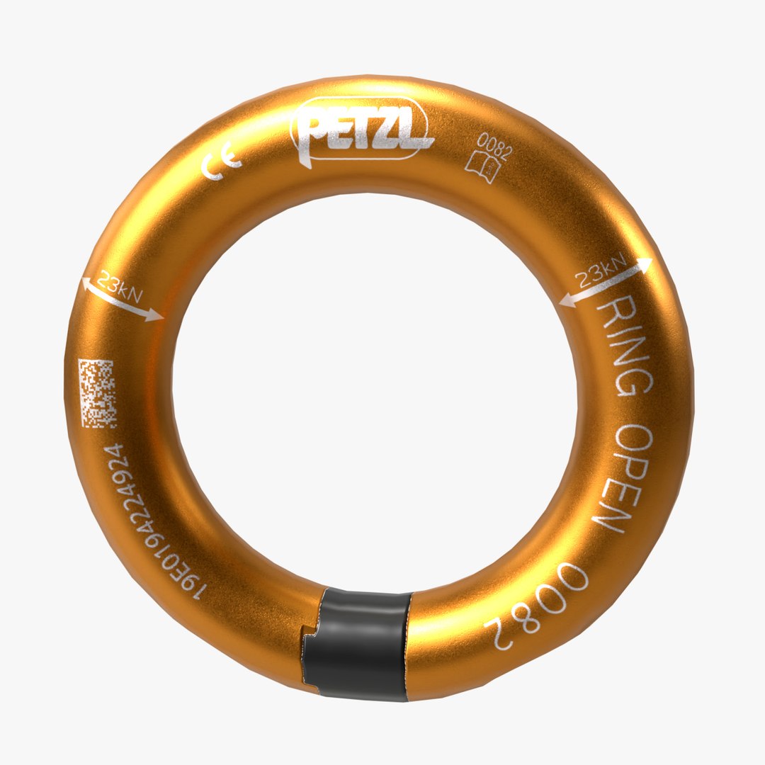 3D RING OPEN like PETZL model - TurboSquid 2092265