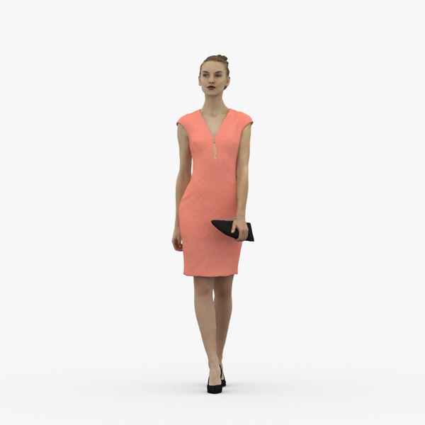 3D model People 3D Scan Barbara3