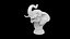 Busto de elefante: modelo de impresión 3D