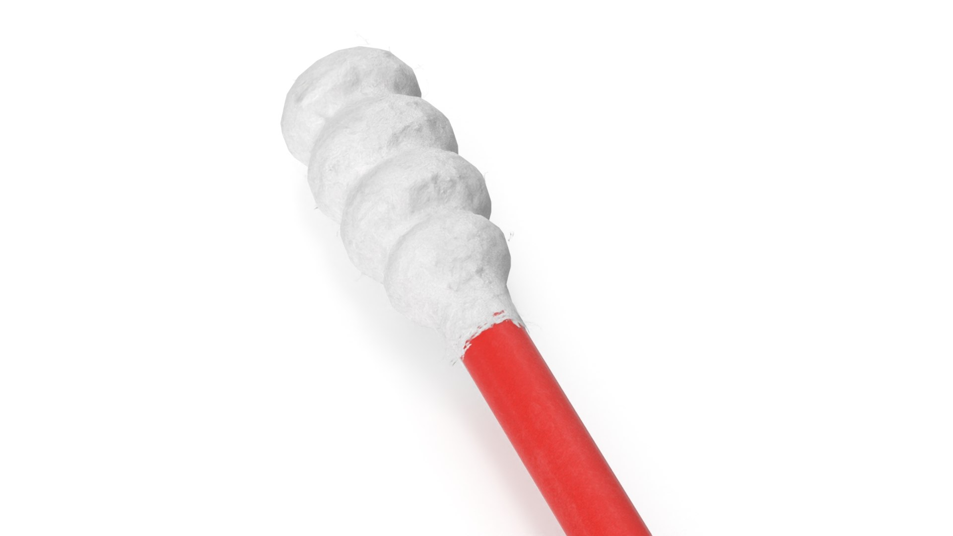 3D Cotton Swab Ring Type Red Model - TurboSquid 2259954