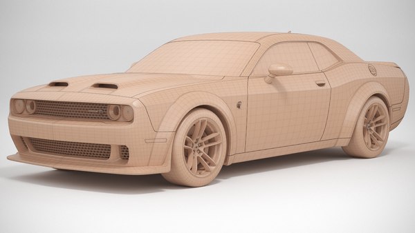 3D Dodge Challenger Hellcat Widebody 2022 - TurboSquid 1898284