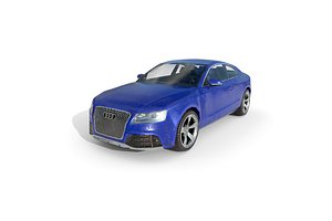 Low Poly Car: Audi RS5 2011