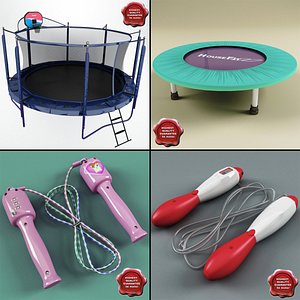 3d jump set digital model