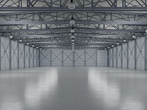 Warehouse 19 interior 3D model 3D model