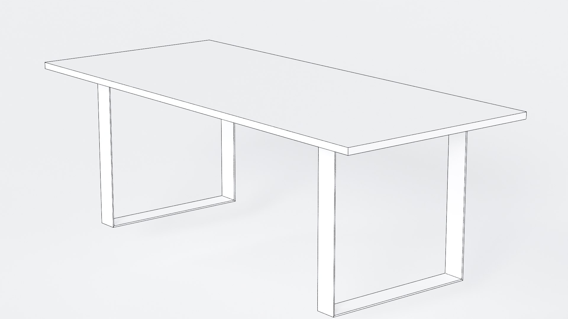 3D Premium Low Poly Wood Table 3D Model True PBR Renders Zero Cleanup ...