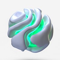 Modern Abstract Spherical Geometrical Sphere Orb 3D Model
