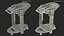 Trona plegable para bebé Horizontal Naranja Rigged