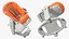 Trona plegable para bebé Horizontal Naranja Rigged